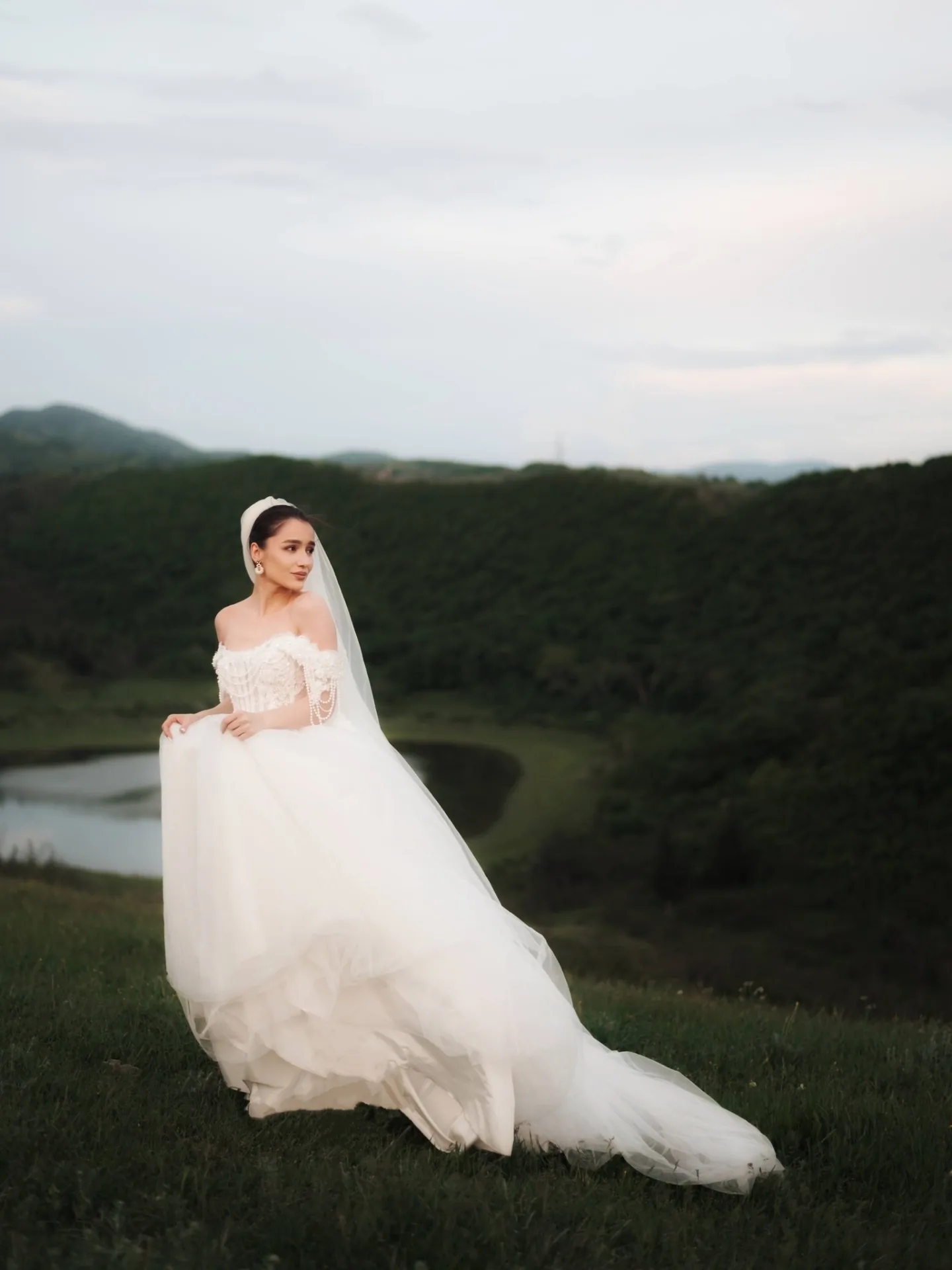 Elopement photography in Tbilisi Old Town — international couple